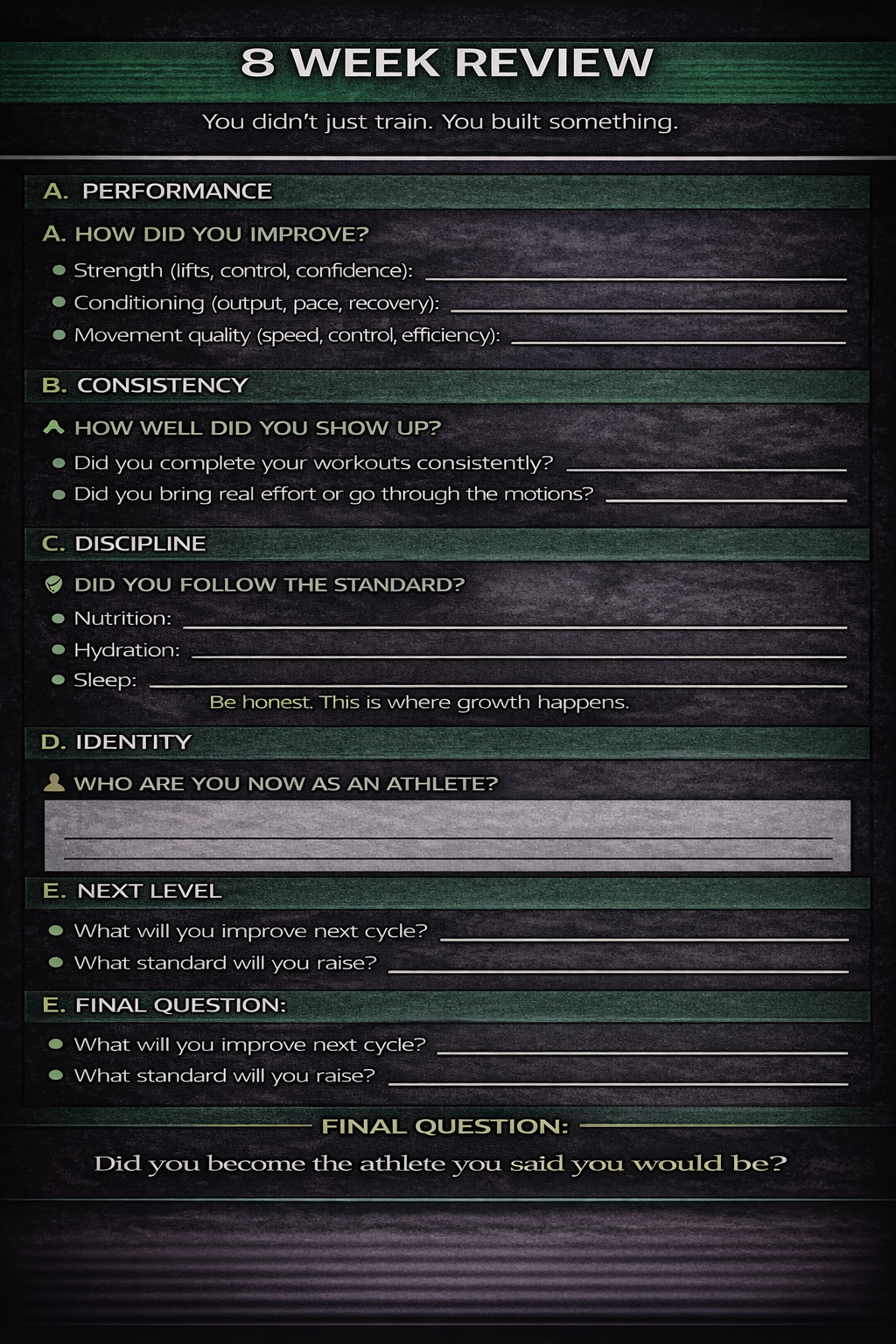 LivHack 8-Week Performance System